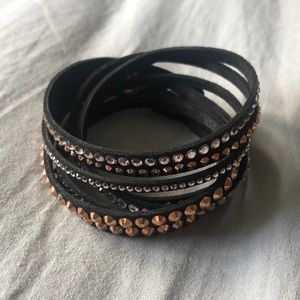 Swarovski crystal wrap bracelet